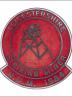 Greetings card of the enamel badge for the Leicestershire striking miners.