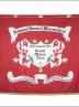 Greetings card of the front of the banner of the South wales Area of the NUM.