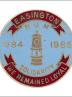 Greetings card of the enamel badge for the members of Easington Branch who remained loyal to their union during the miners' strike in 1984 to 1985.