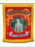The front of the greetings card of the banner of Wistow Branch of the Yorkshire Area of the NUM.