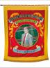 The front of the greetings card of the banner of Wistow Branch of the Yorkshire Area of the NUM.