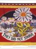 Poster of the back of the first banner of the Barnsley Miners Wives Action Group.