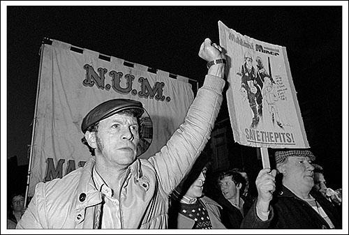 The front of the greetings card of Alun ‘Massum’ Jones during the March back to work, Maerdy on 5th March ,1985.