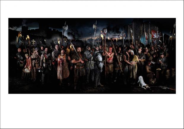 Greetings card of Watt Tyler and the Peasants' Revolt.