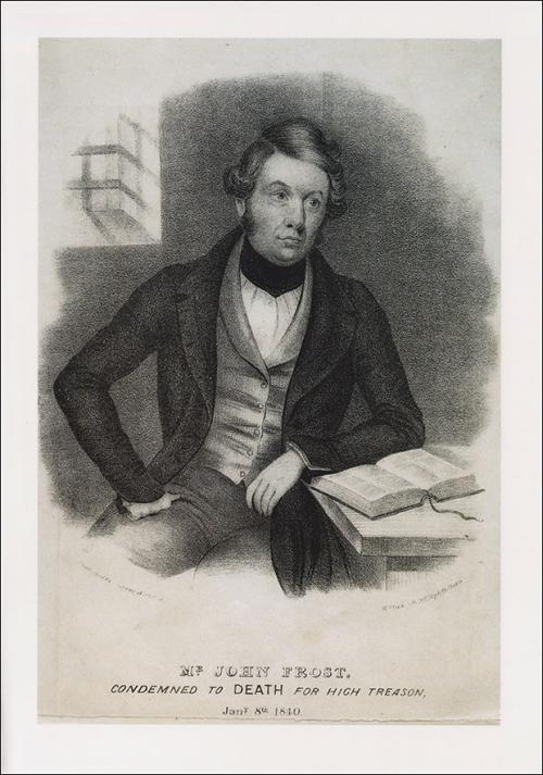 The greetings card of John Frost.