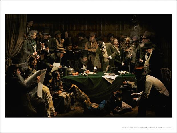 Poster of William Cuffay and the London Chartists.