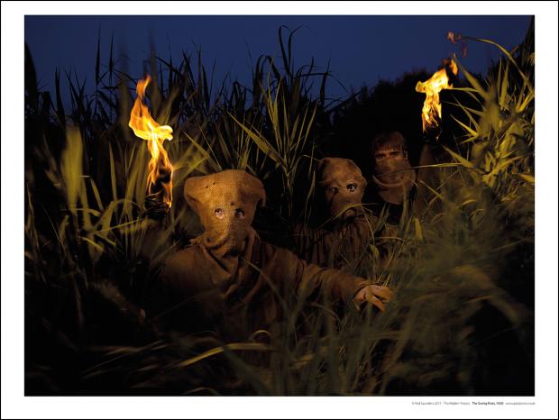 The poster of the Swing Riots around 1830.