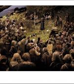 The front of the greetings card of John Ball, the hedgerow priest.