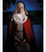 The poster of Hild of Streoneshal, also known as Hilda of Whitby, 614 - 680. 